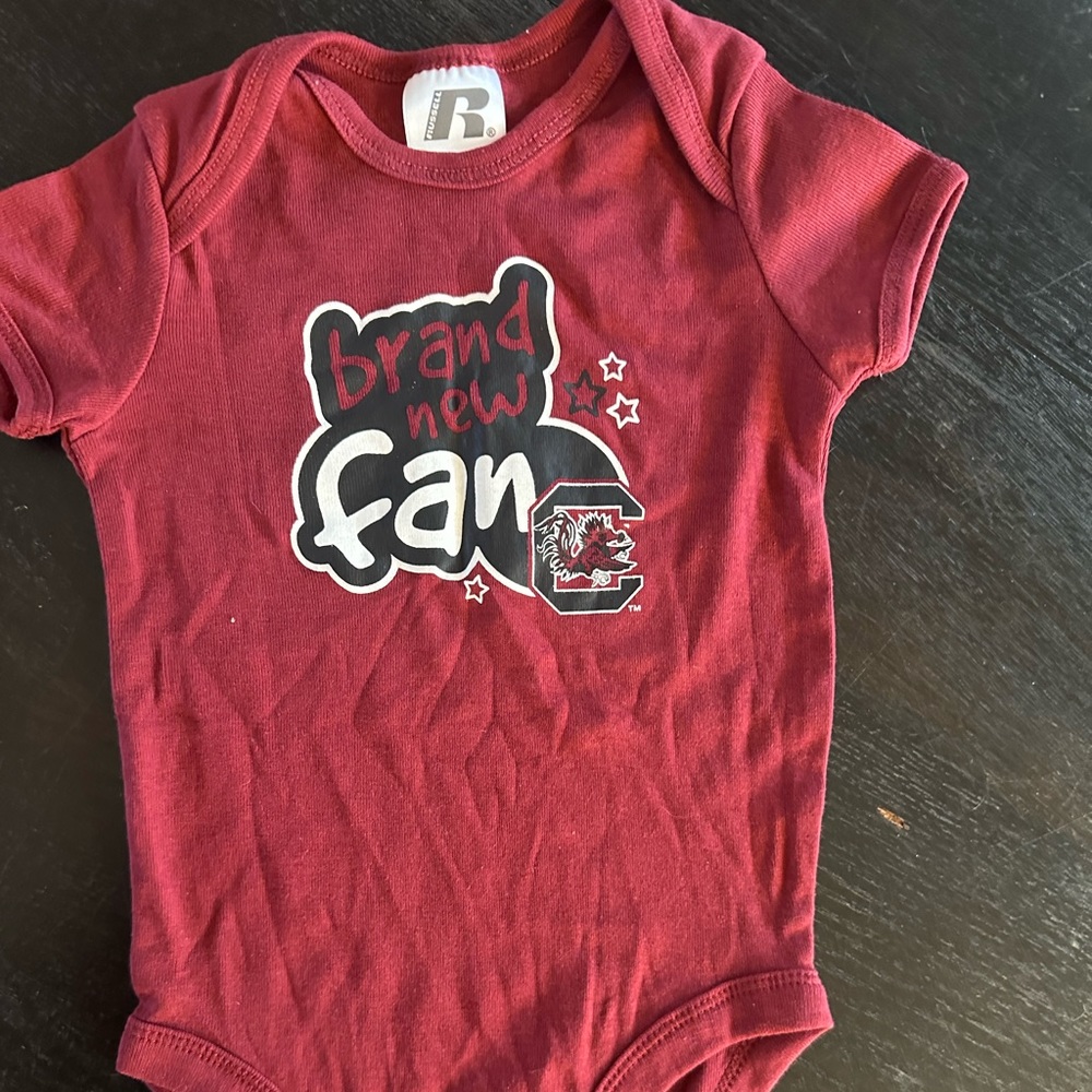 Carolina Fan onesie 18m